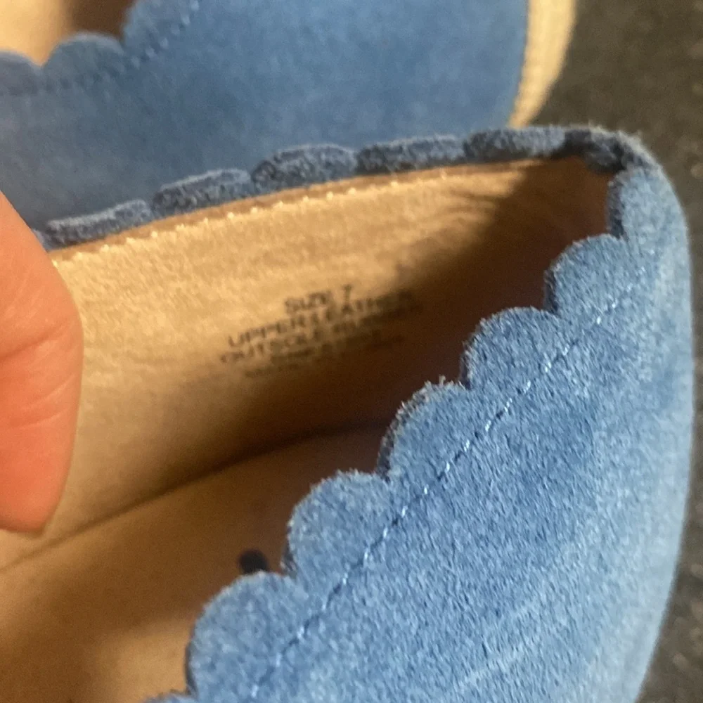Isaac Mizrahi Women's Blue Espadrille Flats NWOT